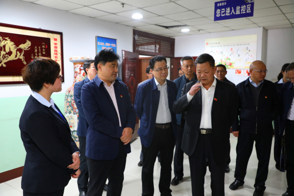 河南省新鄉(xiāng)市委常委、組織部長王樂新來平原商場調研
